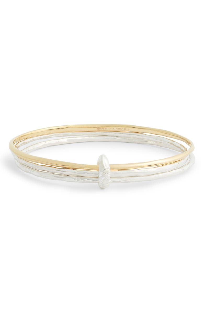 Ippolita Classico Mixed Texture Bangle, Main, color, 