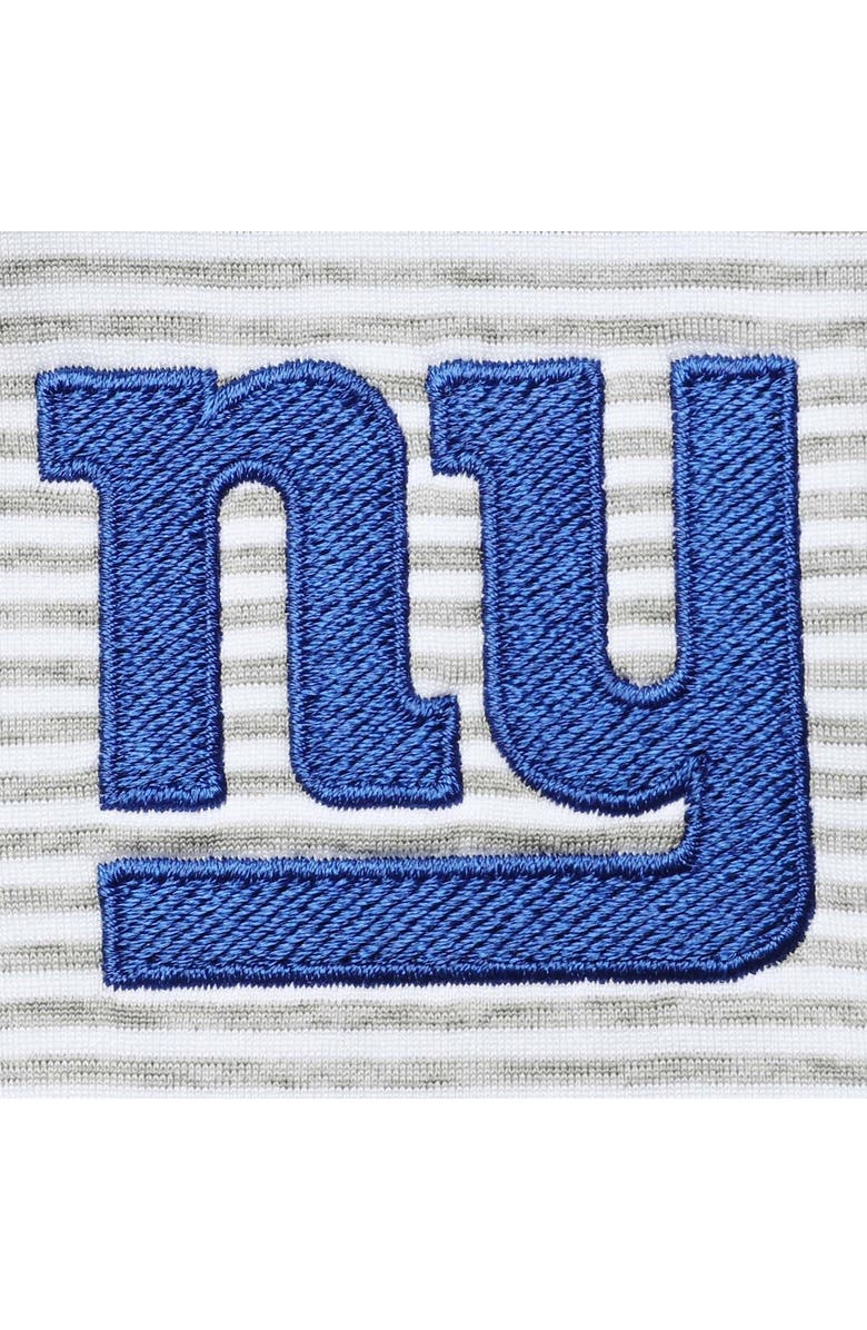 vineyard vines Women's Vineyard Vines Heather Gray New York Giants Sankaty Shep Half-Zip Pullover Top, Alternate, color, 