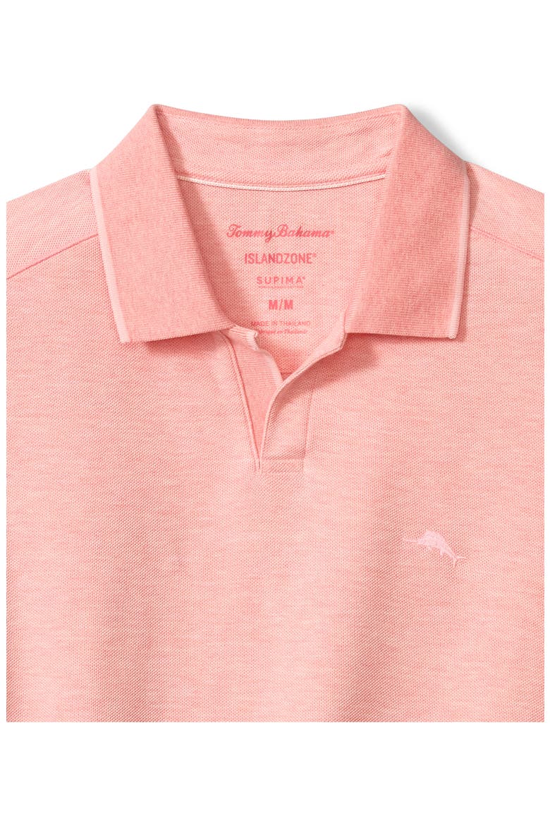 Emfielder Johnny Collar IslandZone® Polo, Alternate, color, PASSION PEACH HEATHER
