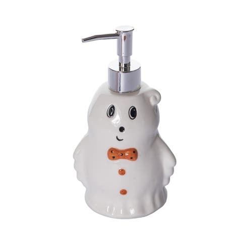 Dolomite Vintage Ghost Soap Dispenser Ceramic Halloween Decor