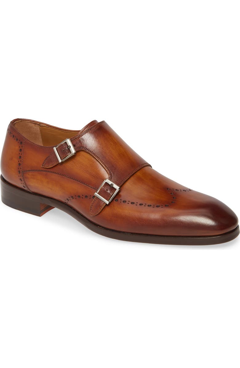 Magnanni Ryan Double Monk Strap Shoe, Main, color,