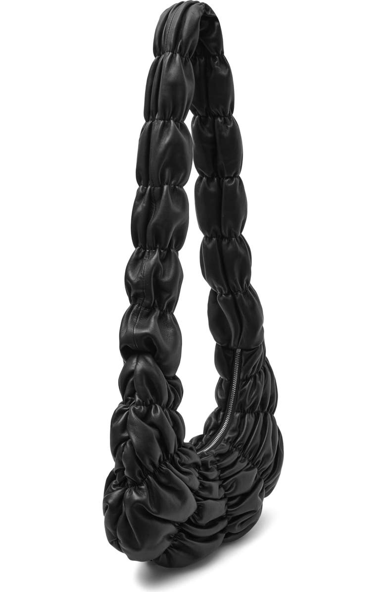 COS Ripple Leather Crossbody Bag, Alternate, color,