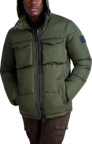 KARL LAGERFELD PARIS Quilted Puffer Jacket