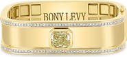 Bony Levy 18K Gold Iris Diamond Bangle Bracelet (Online Trunk Show)