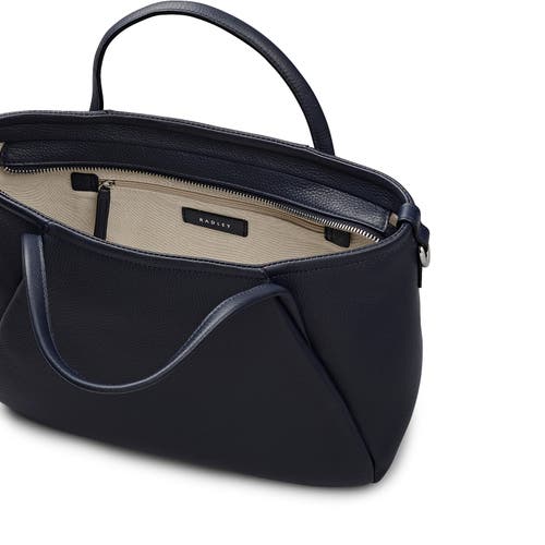 Radley Eastney Street Medium Ziptop Satchel Bag In Black