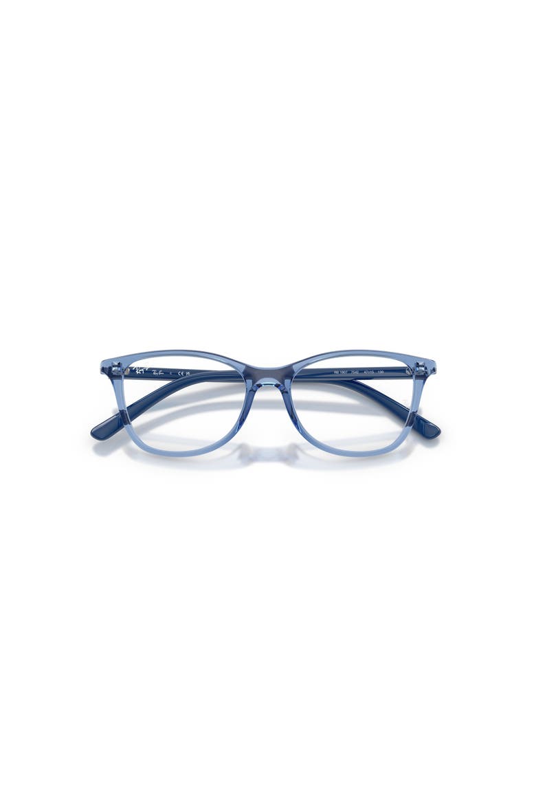 47mm Square optical glasses, Alternate, color, Blue