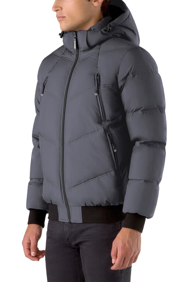 Triple F.A.T. Goose Reizen Men's Down Puffer, Alternate, color, Charcoal