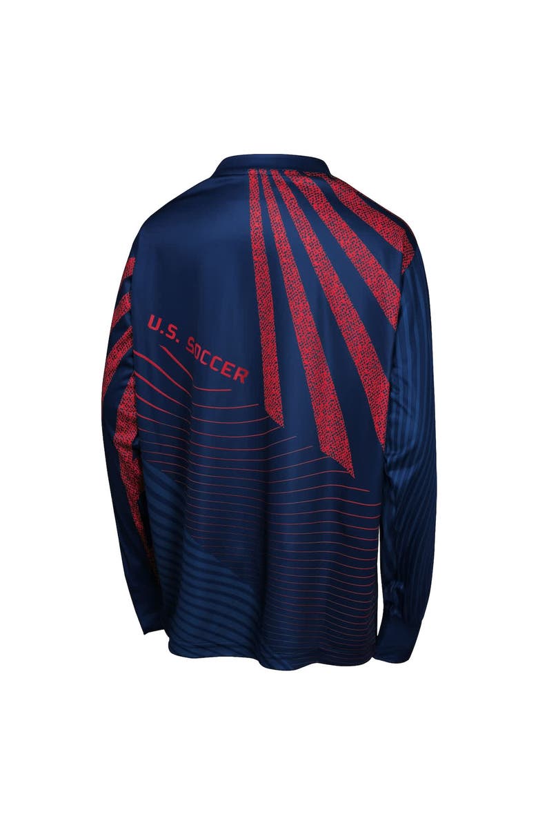 Outerstuff Youth Outerstuff Navy USMNT Nifty Netminder Long Sleeve T-Shirt, Alternate, color, 