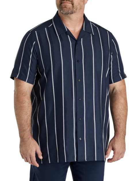 Big & Tall Striped Sport Shirt
