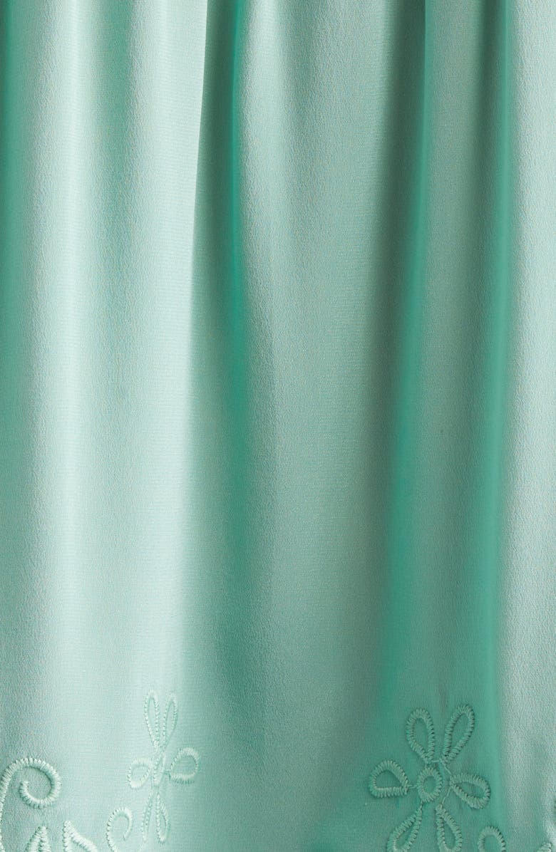 Ulla Johnson Alma Illusion Silk Top, Alternate, color, Arctic