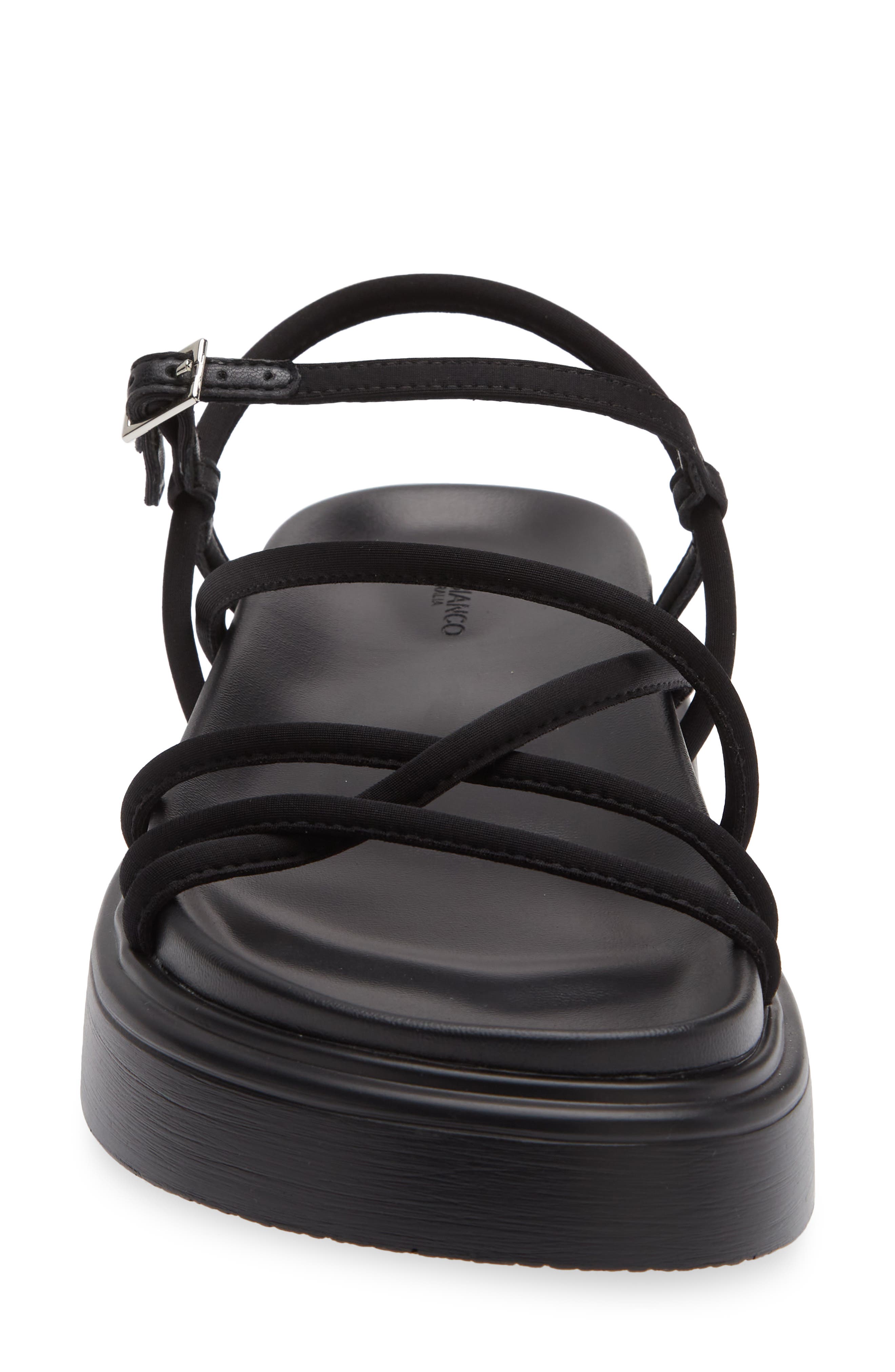 Tony Bianco Jett Strappy Platform Sandal, Alternate, color, Black Scuba