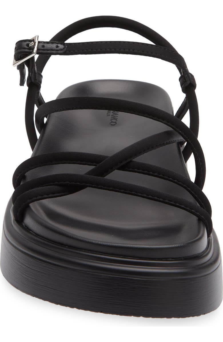 Tony Bianco Jett Strappy Platform Sandal, Alternate, color, Black Scuba