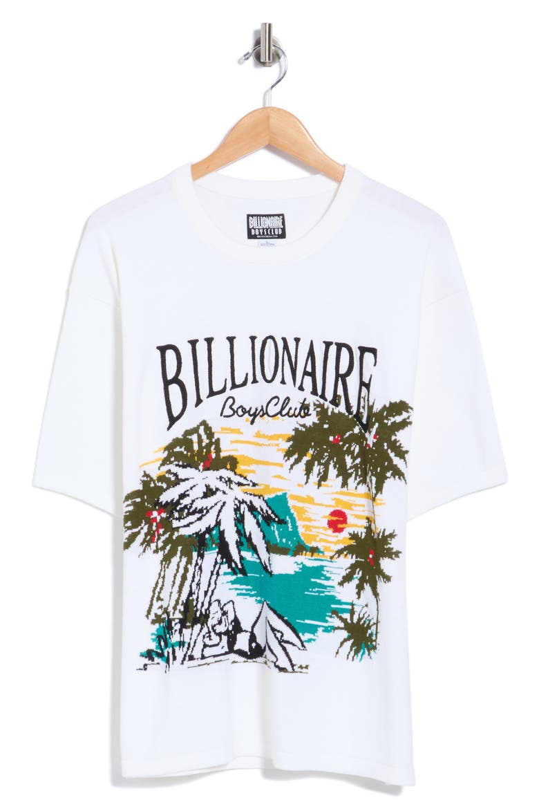 BB Sunset Knit Short Sleeve Shirt, Main, color, WHITE
