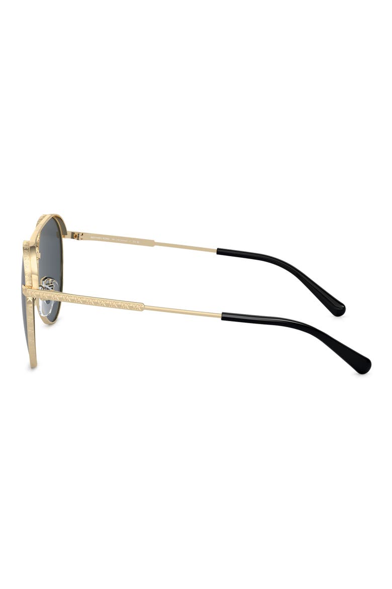 Arches 58mm Pilot Sunglasses, Alternate, color, LIGHT GOLD