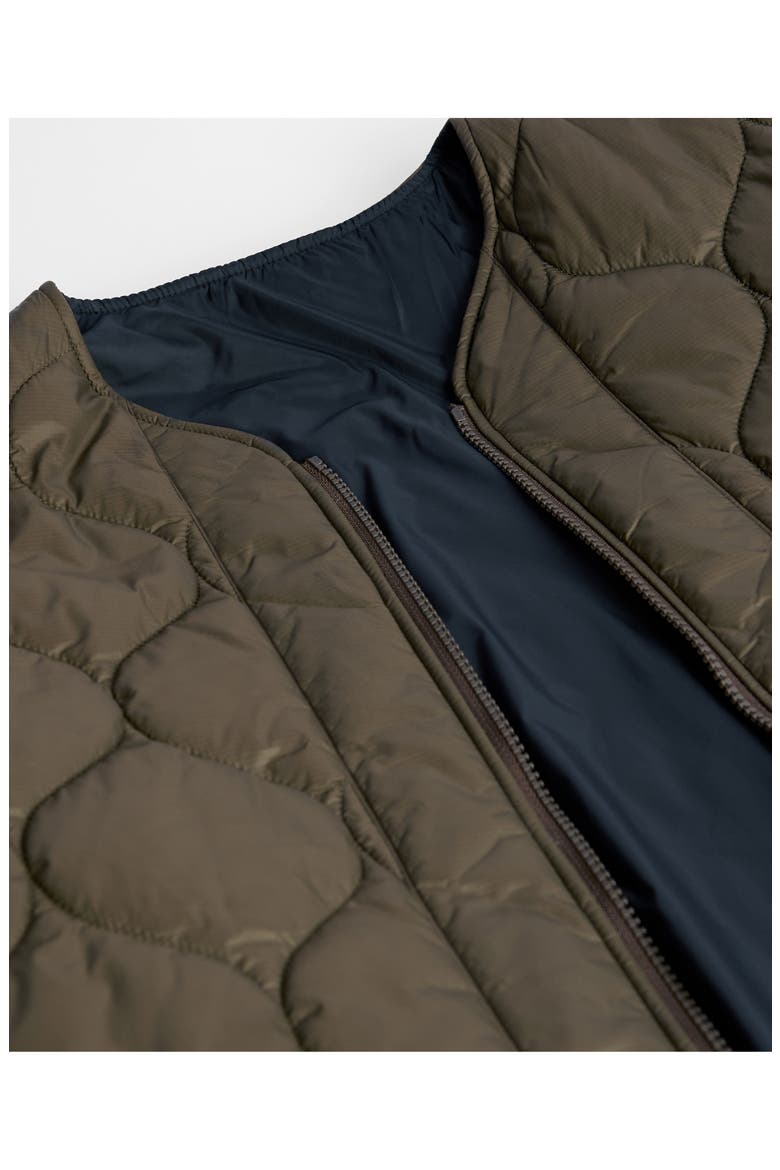 Re-Engineered Utility Onion Quilted Ripstop Jacket, Alternate, color, DARK OLIVE
