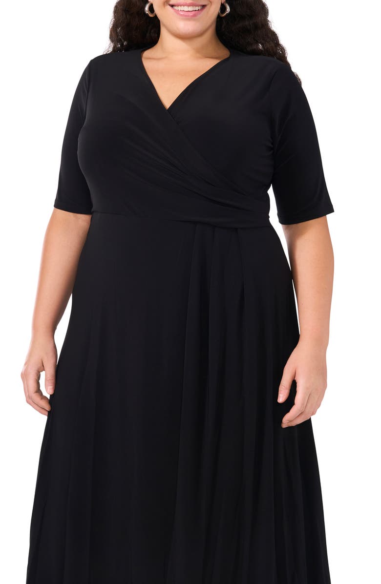 Chaus Laura Faux Wrap Midi Dress, Alternate, color, 
