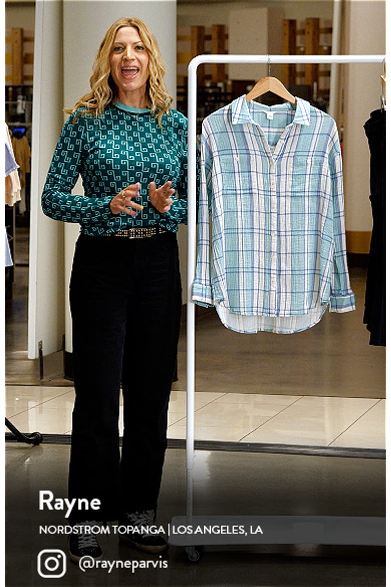 Cotton Gauze Button-Up Shirt video