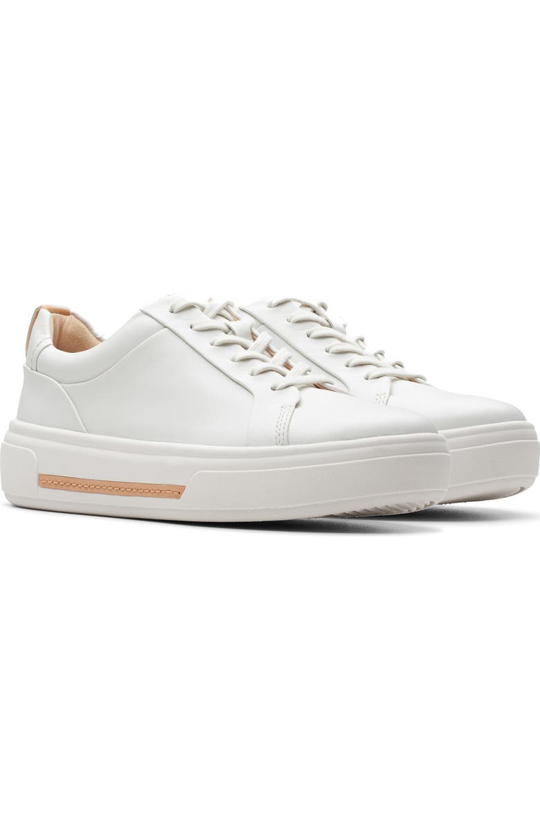 Clarks<sup>®</sup> Hollyhock Walk Sneaker, Main, color, Off White Lea
