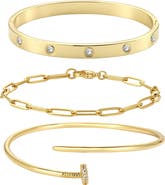 Adornia Set of 3 Bracelets