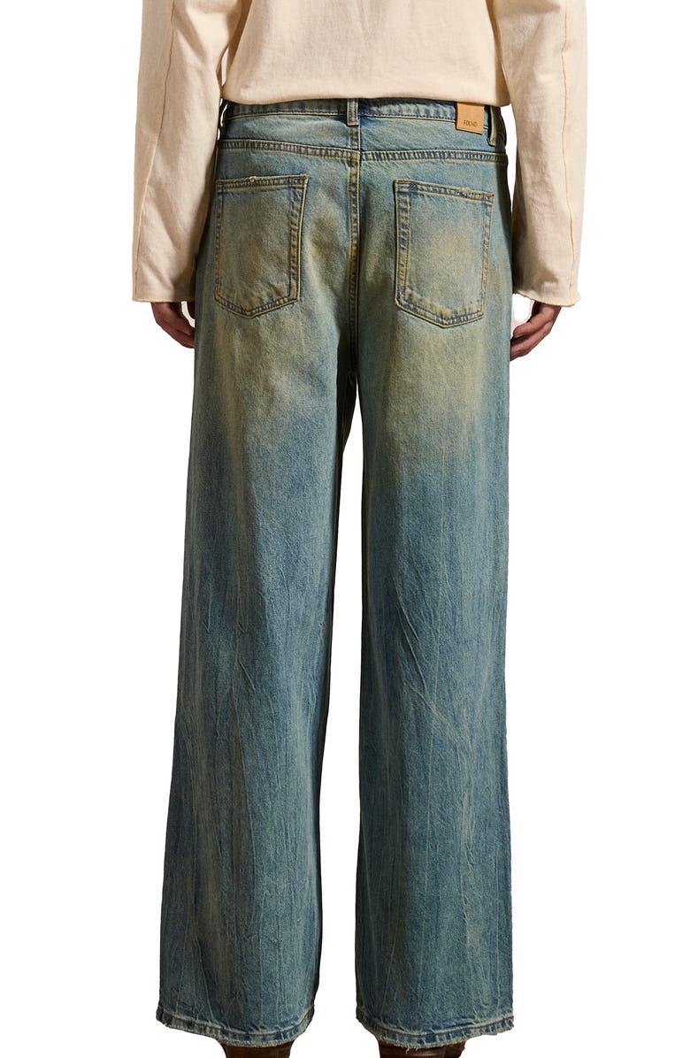 FOUND Lacy Baggy Straight Leg Jeans, Alternate, color, 