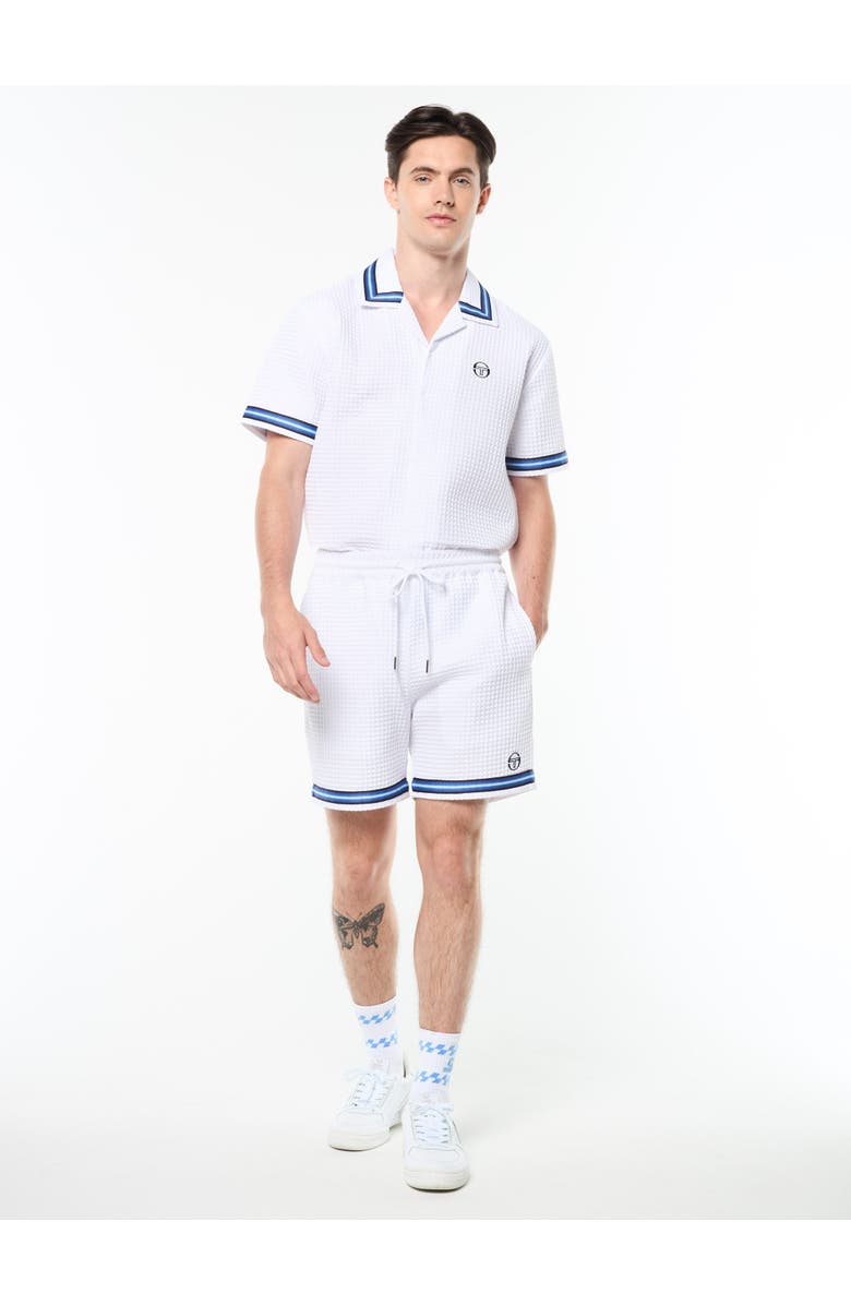Sergio Tacchini Chiaro Cabana Short, Alternate, color, Brilliant White