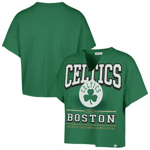 Women
s 
47 Kelly Green Boston Celtics Elation Oversized Notch Neck T-Shirt