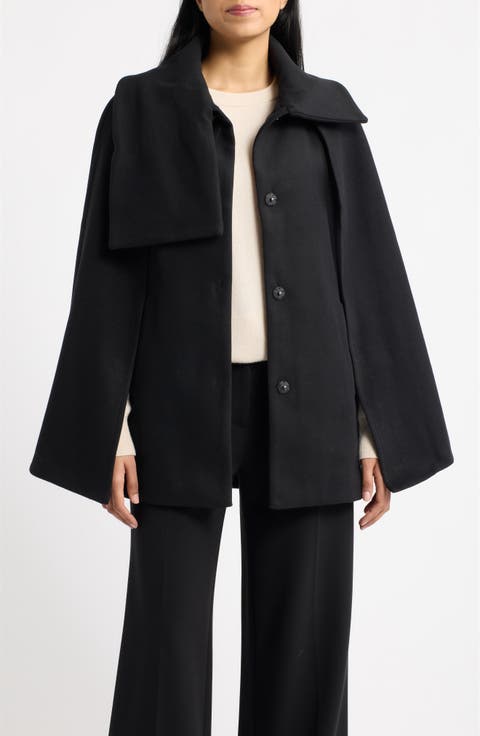 Bow Scarf Collar Cape