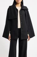 CeCe Bow Scarf Collar Cape