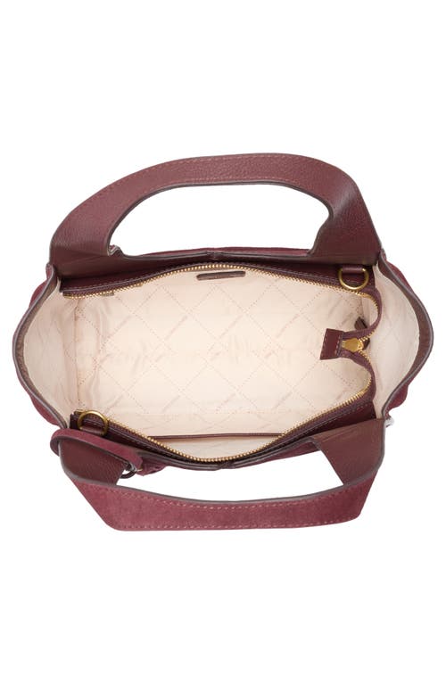 Vince Camuto Aleah Leather Satchel In Purple