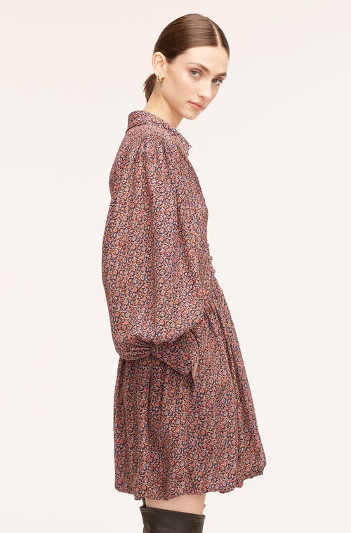 REBECCA TAYLOR REBECCA TAYLOR WHISPER ROSEEN FLEUR SILK SHIRT DRESS