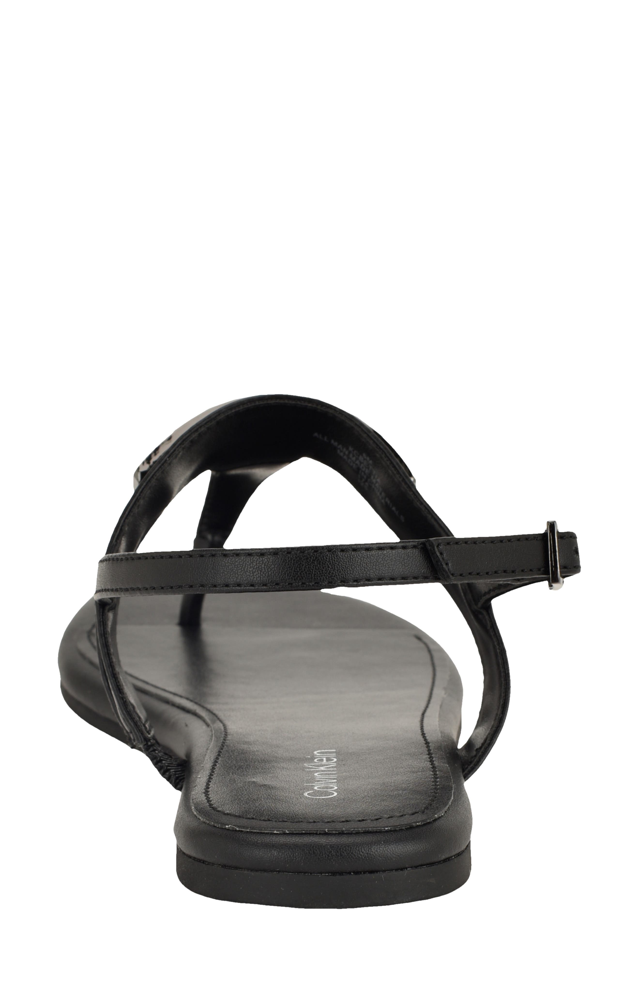 Calvin Klein Bettia Slingback Sandal, Alternate, color, Black
