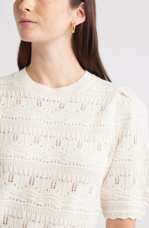 Caslon ® Mixed Stitch Sweater In Neutral
