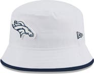 New Era Men's New Era White Denver Broncos 2025 NFL Training Camp Stretch Bucket Hat