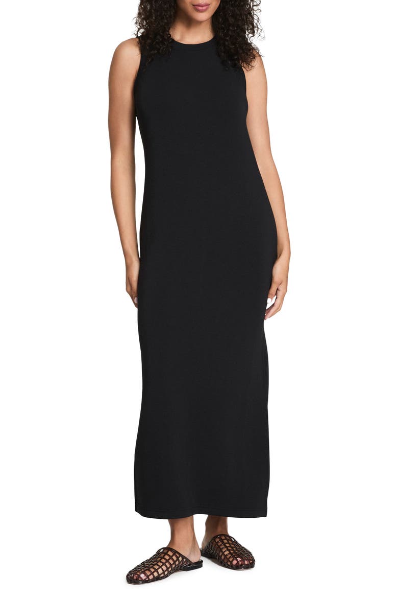 AirEssentials® Sleeveless UPF 50+ Maxi Tank Dress, Main, color, VERY BLACK