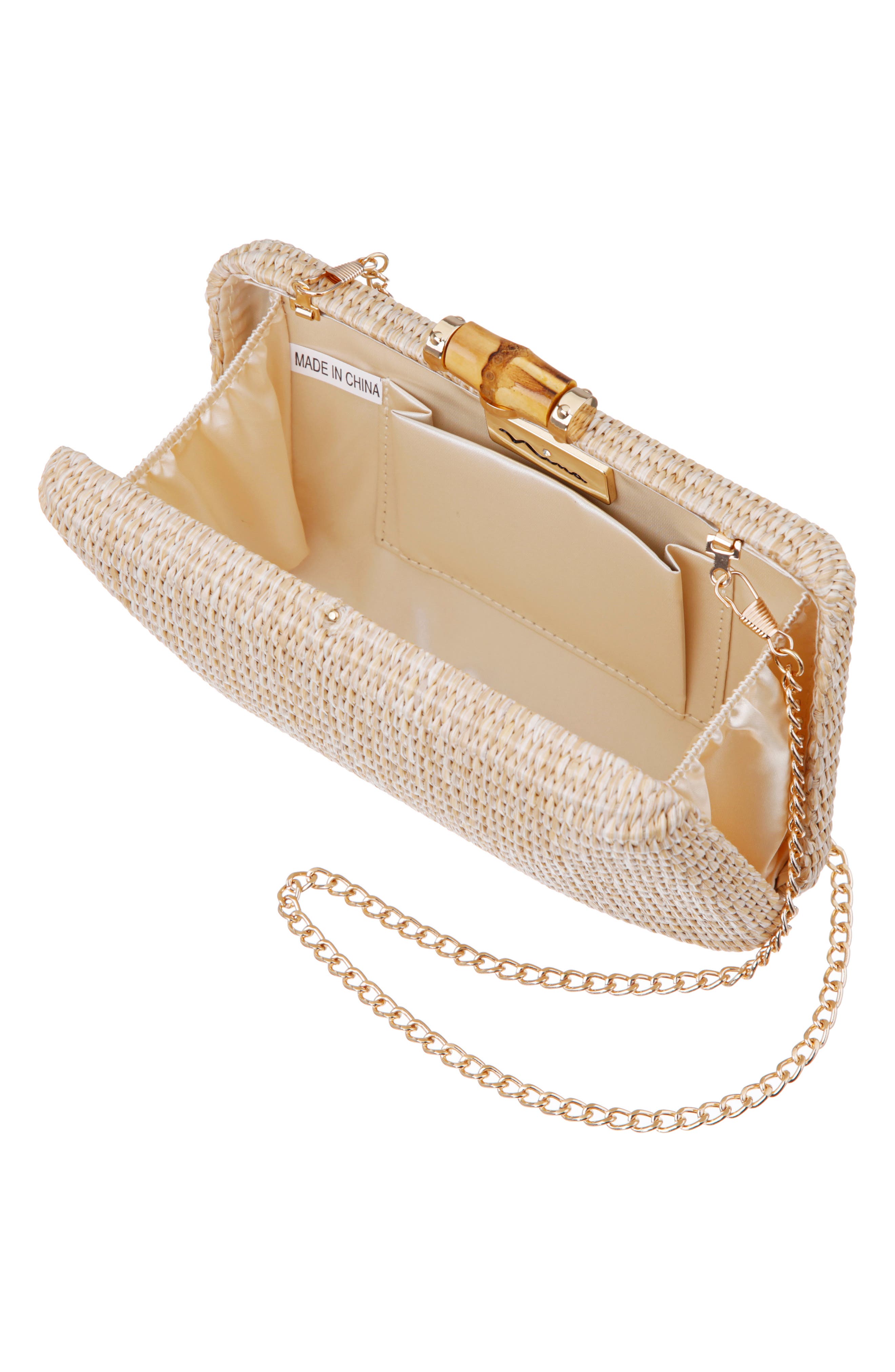 Nina Malia Frame Clutch, Alternate, color, 