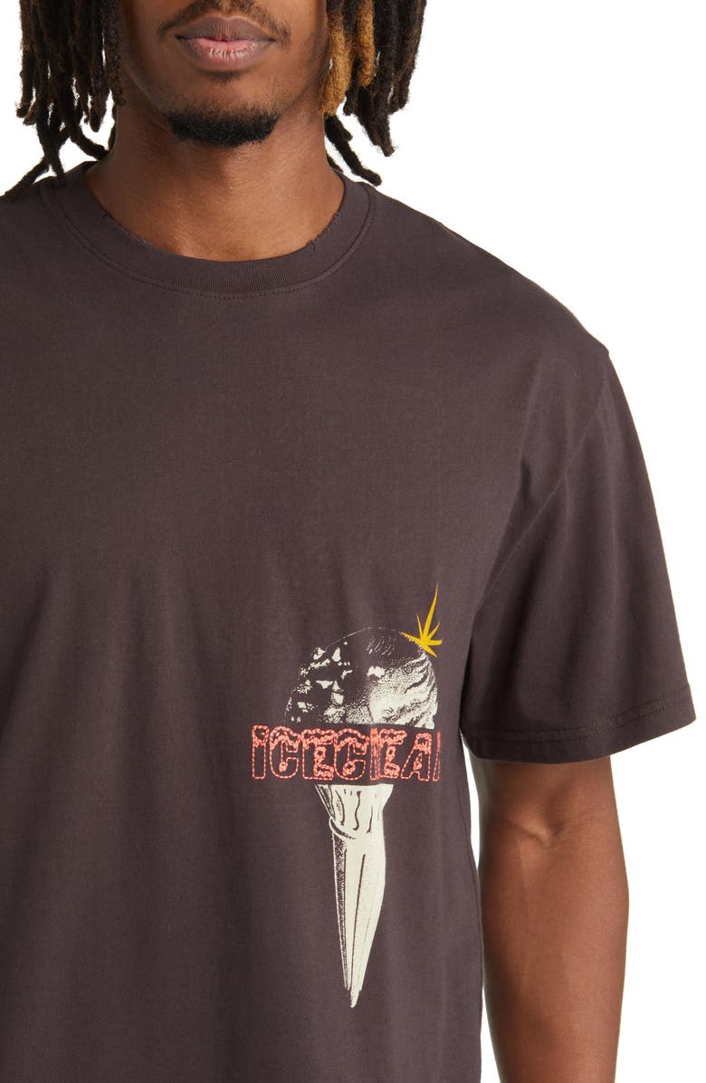 ICECREAM Let's Have Some Oversize Embroidered Graphic T-Shirt, Alternate, color, 