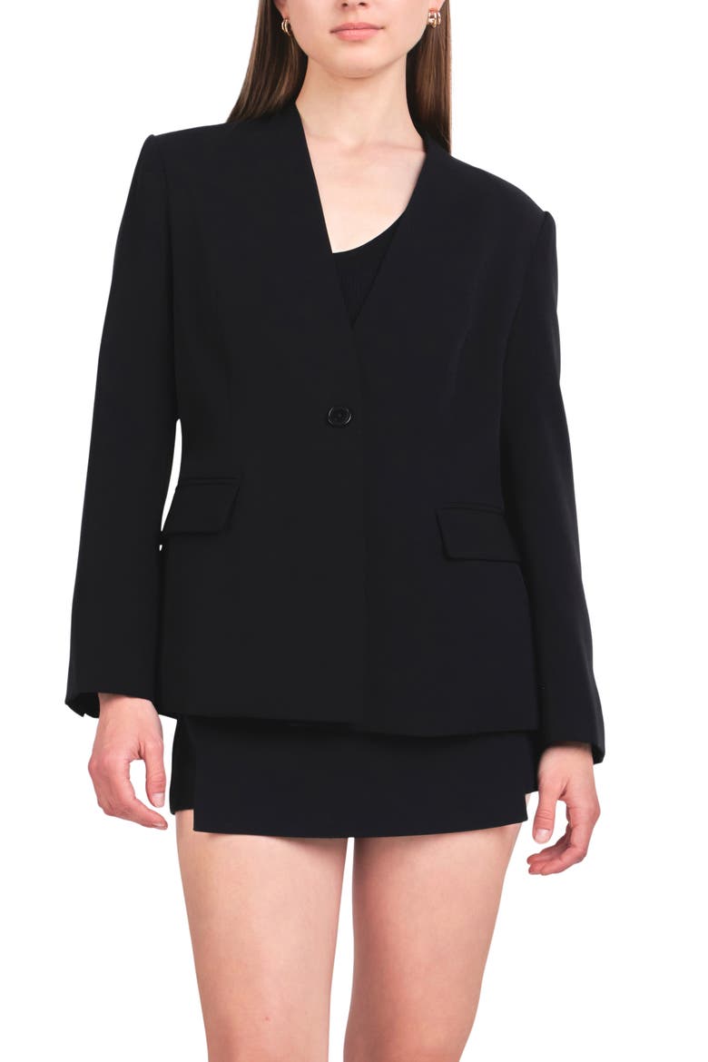 Fitted Sash Blazer, Alternate, color, BLACK