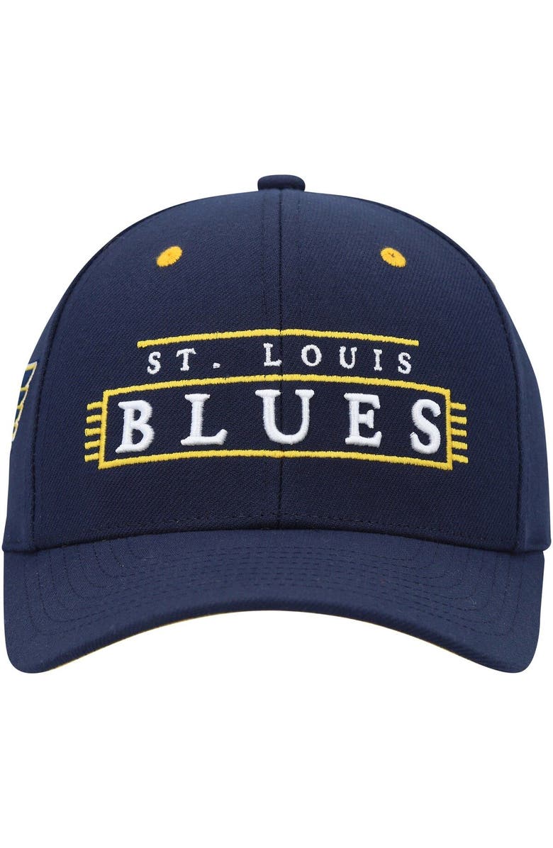 Mitchell & Ness Men's Mitchell & Ness Navy St. Louis Blues LOFI Pro Snapback Hat, Alternate, color, Navy