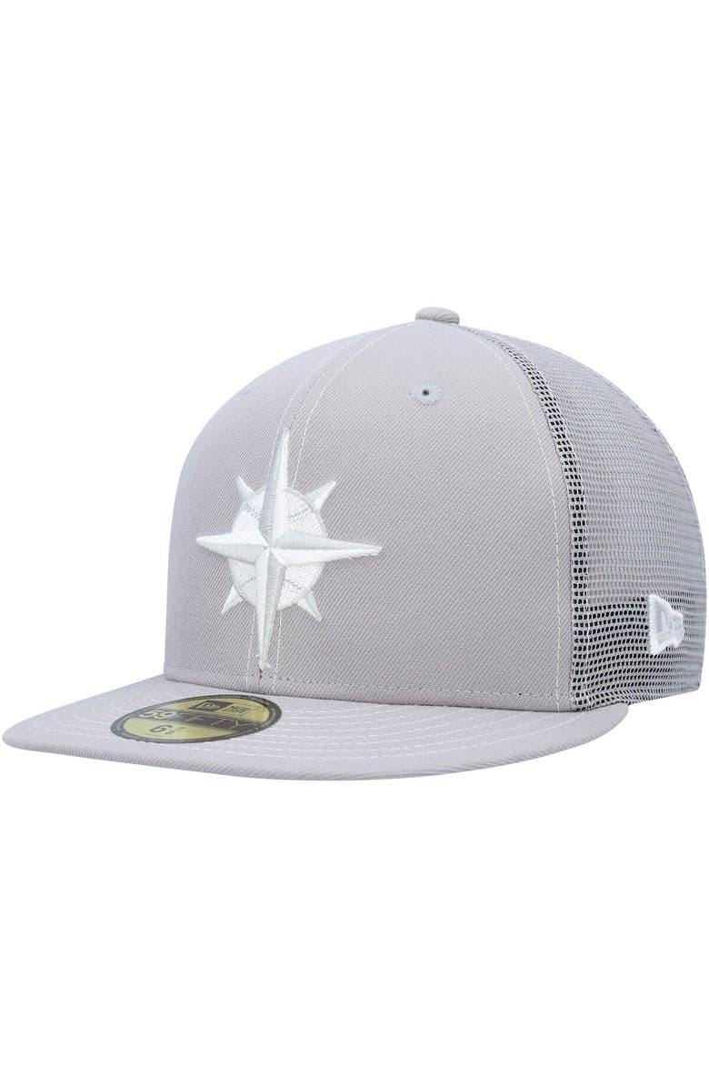 New Era Men's New Era Gray Seattle Mariners 2023 On-Field Batting ...