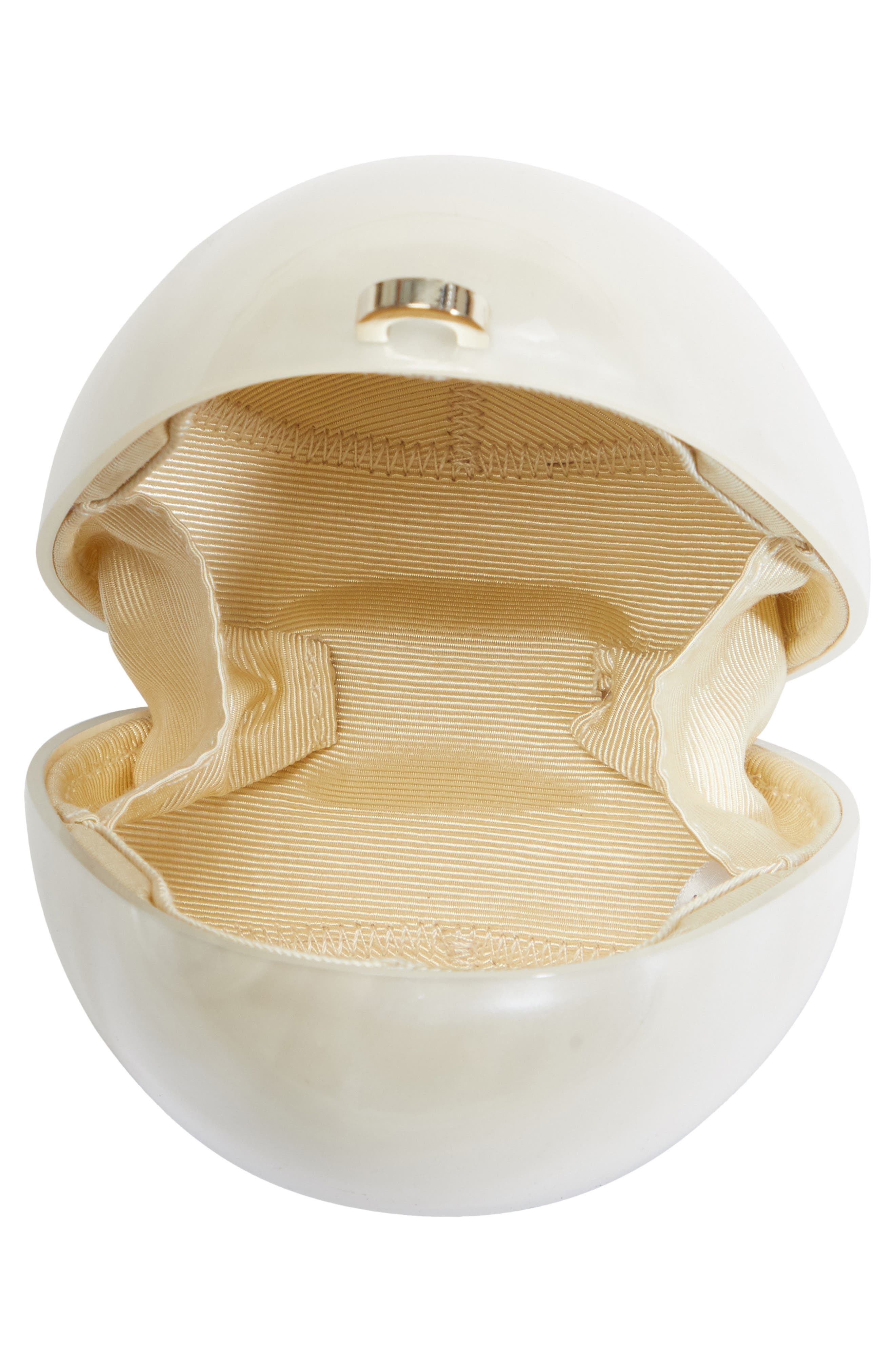 Simone Rocha Micro Imitation Pearl Top Handle Bag, Alternate, color, 