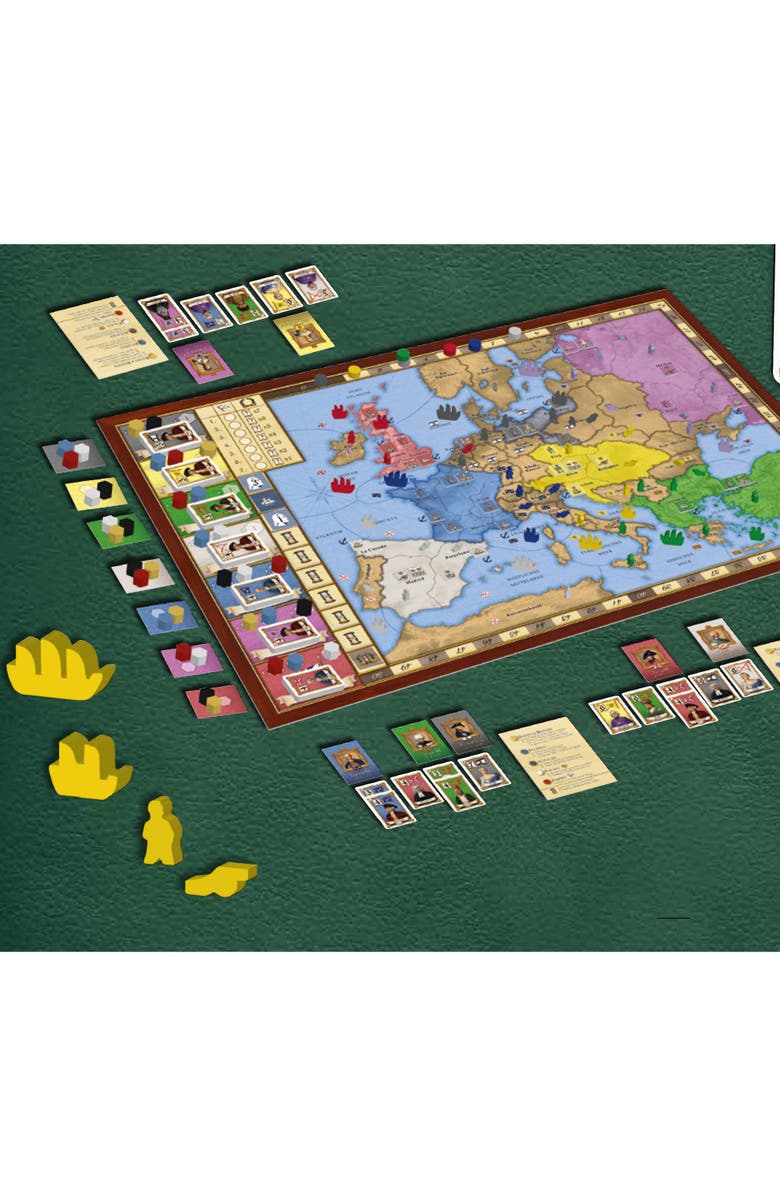 Rio Grande Games 7 Empires Medieval Strategy Board Game, Alternate, color, Multicolored