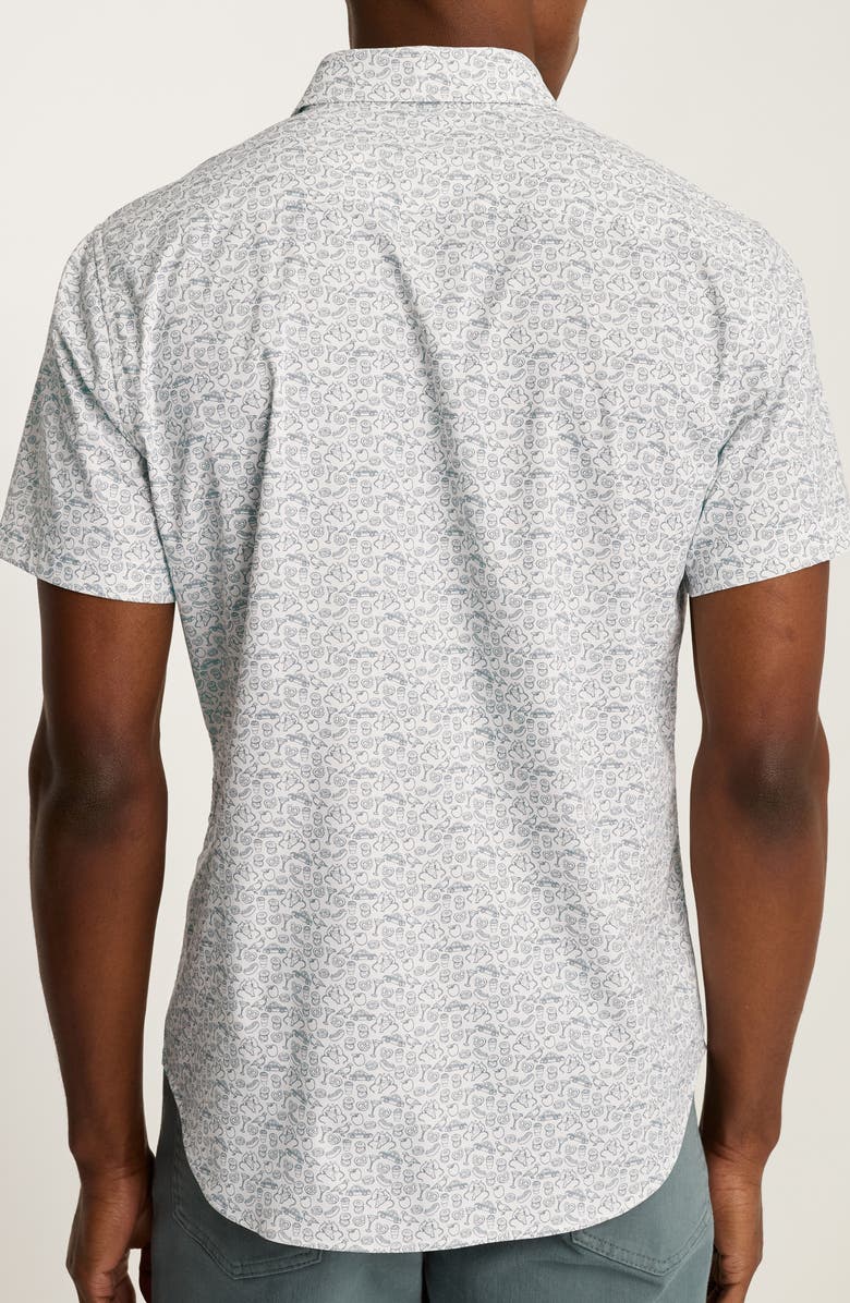 Bonobos Tech Performance Short Sleeve Button-Up Shirt, Alternate, color, 