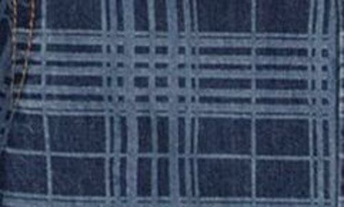 Calvin Klein Kids' Plaid Button-up Shirt & Pants Set In Blue