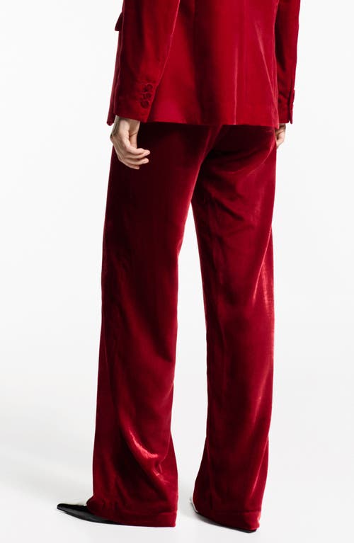 Mango Rubi Velvet Trousers