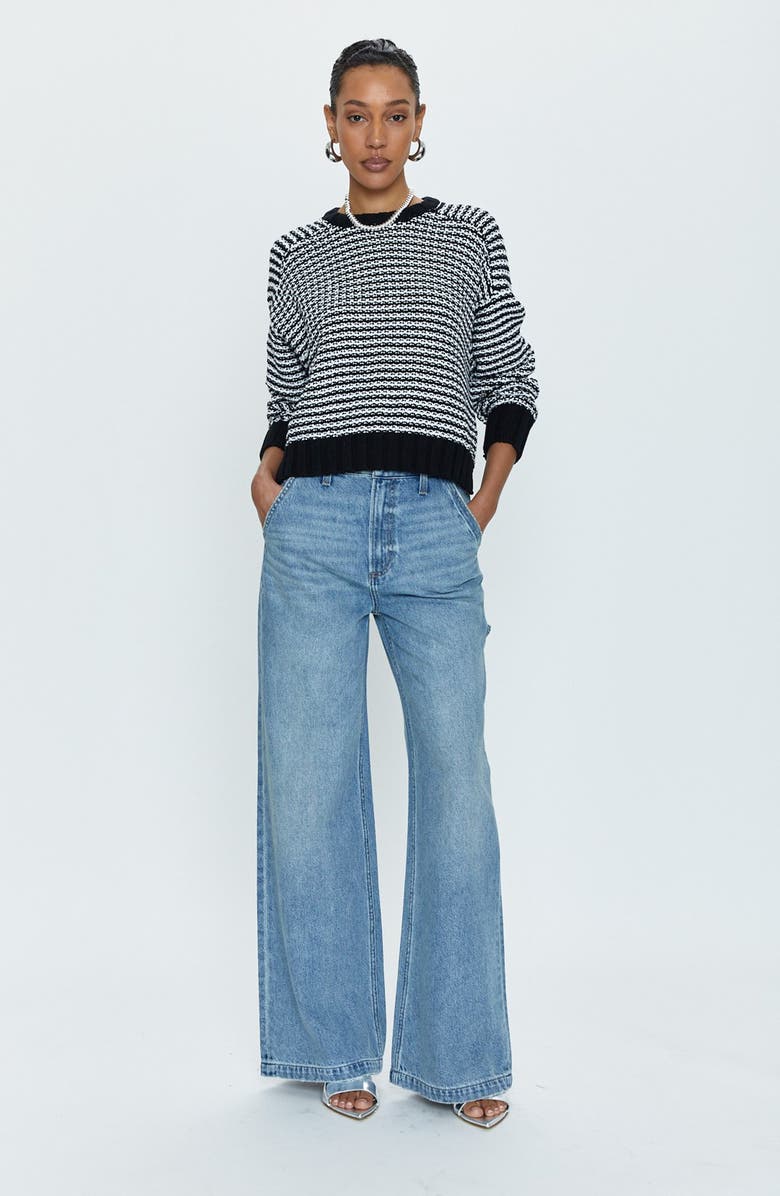 Pistola Milo Workwear Wide Leg Carpenter Jeans, Alternate, color,