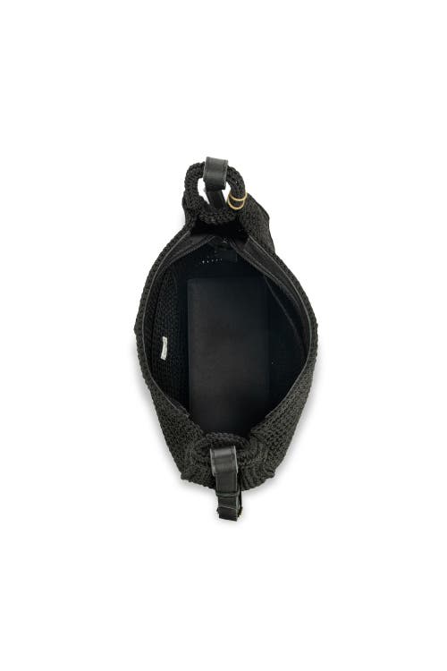 The Sak Los Feliz Crossbody Bag In Black Crochet