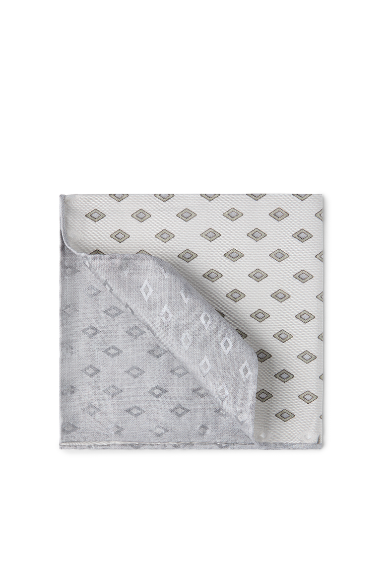 Silk pocket square with pattern, Main, color, Panama