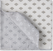 Brunello Cucinelli Silk pocket square with pattern