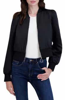 Satin Bomber Jacket