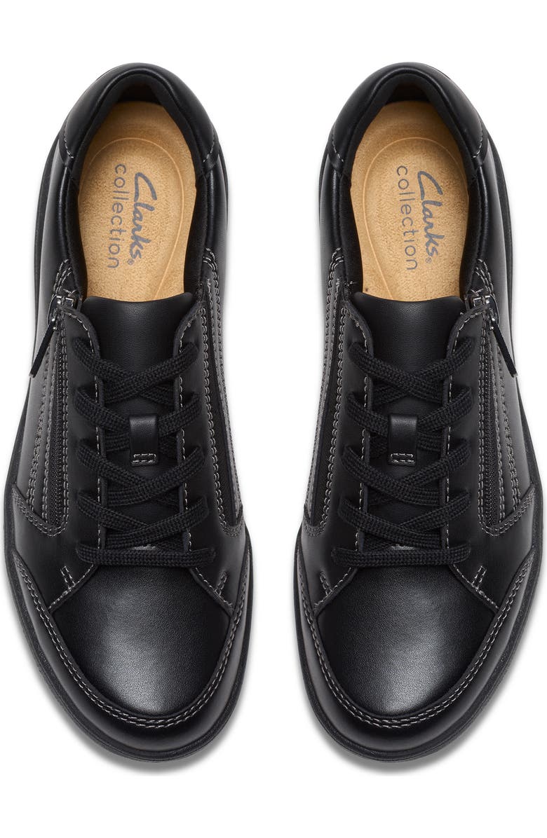 Clarks<sup>®</sup> Bryianne Bayla Sneaker - Wide Width Available, Alternate, color, Black Leather